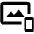 Import Picture From Device Icon from Outlined Line - Material Pro Set