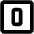 Looks Zero Icon from Outlined Line - Material Pro Set