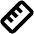 Ruler Icon from Outlined Line - Material Pro Set