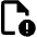 File Alert Icon from Outlined Line - Material Pro Set