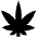 Cannabis Icon from Outlined Line - Material Pro Set