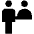 Information Desk Icon from Outlined Line - Material Pro Set