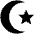 Islam Muslim Religion Icon from Outlined Line - Material Pro Set