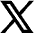 Logo Twitter X Icon from Outlined Line - Material Pro Set