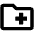 Medical Folder Icon from Outlined Line - Material Pro Set