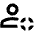 Person Away Icon from Outlined Line - Material Pro Set