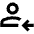 Person Follower Icon from Outlined Line - Material Pro Set