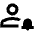 Person Notification Icon from Outlined Line - Material Pro Set