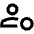 Person Online Icon from Outlined Line - Material Pro Set