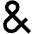 Ampersand Icon from Outlined Line - Material Pro Set