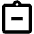 Assignment Subtract Icon from Outlined Line - Material Pro Set