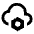 Cloud Setting Bolt Icon from Outlined Line - Material Pro Set