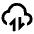 Cloud Transfer Icon from Outlined Line - Material Pro Set