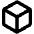 Cube Shape Icon from Outlined Line - Material Pro Set
