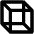 Cube Shape Alt Icon from Outlined Line - Material Pro Set