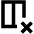 Delete Column Icon from Outlined Line - Material Pro Set