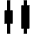 Distribute Center Horizontal Icon from Outlined Line - Material Pro Set