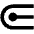 End Cap Round Icon from Outlined Line - Material Pro Set