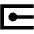 End Cap Square Icon from Outlined Line - Material Pro Set
