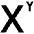 Exponent Base Icon from Outlined Line - Material Pro Set