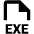 File Exe Icon from Outlined Line - Material Pro Set