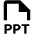 File Ppt Icon from Outlined Line - Material Pro Set