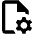 File Setting Gear Icon from Outlined Line - Material Pro Set