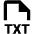 File Txt Icon from Outlined Line - Material Pro Set