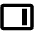 Horizontal Align Right Icon from Outlined Line - Material Pro Set