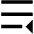Indent Last Line Icon from Outlined Line - Material Pro Set