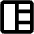 Layout Window 7 Icon from Outlined Line - Material Pro Set