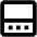 Layout Window Bottom Bar Icon from Outlined Line - Material Pro Set