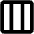 Layout Window Column Icon from Outlined Line - Material Pro Set