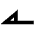 Line Start Half Triangle Icon from Outlined Line - Material Pro Set