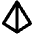 Pyramid Shape Icon from Outlined Line - Material Pro Set