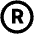 Registered Icon from Outlined Line - Material Pro Set