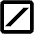 Slash Command Icon from Outlined Line - Material Pro Set