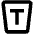 Type Area Icon from Outlined Line - Material Pro Set
