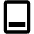 Vertical Align Bottom Alt Icon from Outlined Line - Material Pro Set