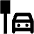 Taxi Stop Icon from Outlined Line - Material Pro Set