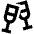 Champagne Icon from Outlined Line - Material Pro Set