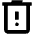 Bin Alert Icon from Outlined Line - Material Pro Set