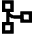 Merge Git Icon from Outlined Line - Material Pro Set