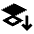 Move Down Alt Icon from Outlined Line - Material Pro Set