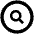 Zoom Circle Icon from Outlined Line - Material Pro Set