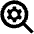 Zoom Setting Gear Icon from Outlined Line - Material Pro Set