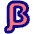 Beta Symbol Icon from Plump Pop Set