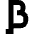 Beta Symbol Icon from Sharp Remix Set