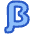 Beta Symbol Icon from Plump Duo Set
