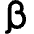 Beta Symbol Icon from Core Solid Set